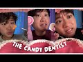 ASMR | Top 4 Dentist Eats Candy from your Teeth Compilation 🦷