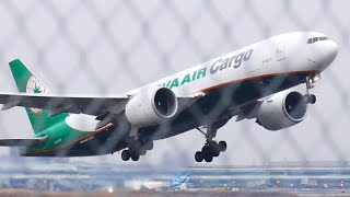 EVA Air Cargo 777F, Etihad A350-1000 - Toronto Pearson Departures