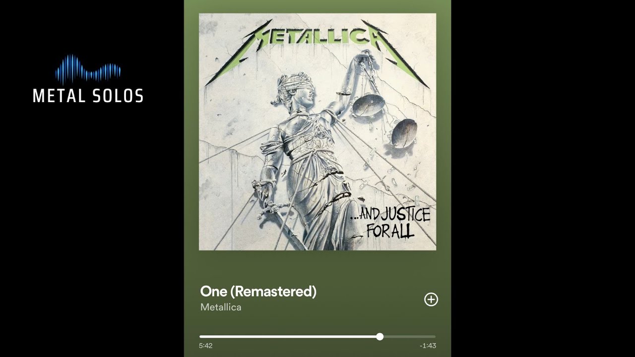 Metal Solo Metallica One Youtube Music