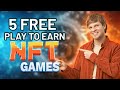 Top 5 Free Play To Earn NFT Games! Earn 200$ Per Day Playing!!! 🎮