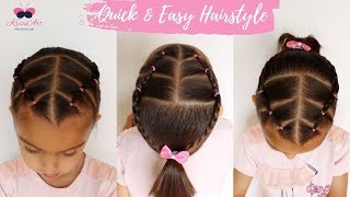 SUPER FAST HAIRSTYLE FOR GIRLS WITH SHORT HAIR | TODDLER HAIRSTYLE