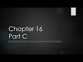 Chapter 16 Part C (Endocrine System - Thyroid and Parathyroid)