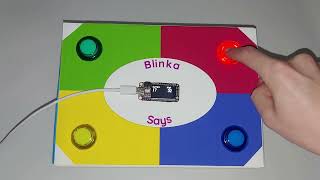 Blinka Says CircuitPython Game in a Cardboard Box #adafruit #circuitpython