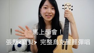 【寶貝/張懸】烏克麗麗彈唱完整教學＆Cover