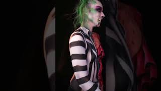 BEETLEJUICE MAKEUP #cosplaymakeup #beetlejuice #makeup #cosplay #makeupartist