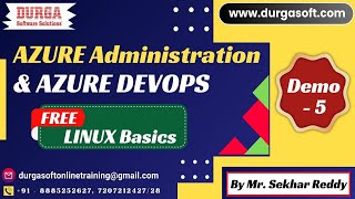 AZURE ADMIN \u0026 AZURE DEVOPS tutorials || Demo - 5 || by Mr. Sekhar Reddy On 11-02-2025 @8AM IST