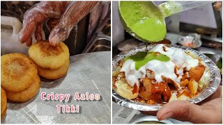 Taka Tak Aloo Tikki Chaat | Lajpat Nagar Delhi | Indian Street Food