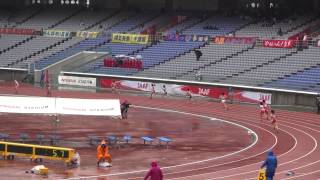 女子4×100mR決勝 東邦銀行(吉田 千葉 青木 渡辺)45.49 2013日本陸上競技選手権リレー TOHO BANK1st