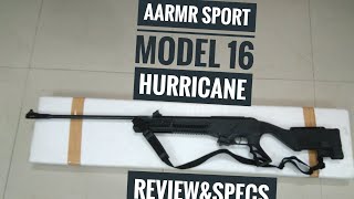 Aarmr Sports Model 16 Hurricane-Review\u0026Specification-Must Watch-most powerful air rifle in india