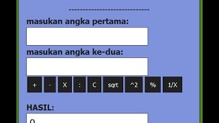 Tutorial Create calculator using a php script