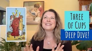Three of Cups Tarot Meaning ☕️☕️☕️