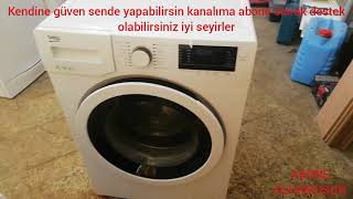 BEKO 8101 E ÇAMAŞIR MAKİNESİ SES YAPIYOR GÜRÜLTÜ ÇALIŞIYOR RULMAN DEĞİŞİMİ