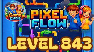 Pixel flow© - Level 843 - solution - walkthrough