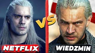The Witcher Netflix vs Wiedzmin Characters