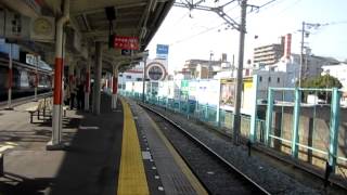 【接近放送入り!】飾磨駅　山陽3000系　普通車須磨行き到着