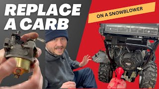 Fix a Rough-Running Engine - How To Replace A Carburetor on a Craftsman Snowblower