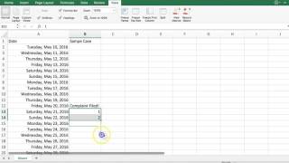Case Calendaring & Calculating Deadlines with Excel