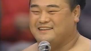 1998年11月 九州場所千秋楽 優勝表彰式 （琴錦 ７年ぶりの優勝）