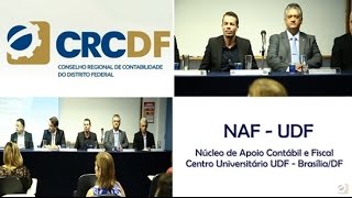 PALESTRA DA RECEITA NO NAF-UDF CONTA COM O APOIO DO CRCDF