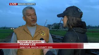 Possible tornado touches down in Macon County