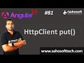 HttpClient put in Angular 19 | HttpClient get in Angular |  Angular 19 Tutorials in Hindi