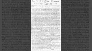 List of newspapers in South Carolina in the 18th century | Wikipedia audio article