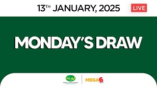 Mega6 Games Evening Cashout Live Draw Monday 13 January 2025 : Event 00618