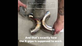 And that's exactly how the X-pipe is supposed to work.