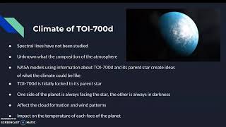 A New Earth? (Discovery of TOI-700d)