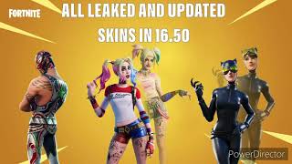 All Leaked And Updated Skins In The V.16.50 Update!!