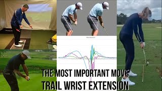 Transition - How the Trail Wrist MUST Move into Extension in the Downswing!  Best Ball Striking!