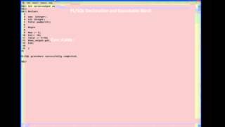 9 5 PLSQL Declaration and executable block