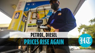 Fuel price hike: Petrol, diesel prices rise again after a pause of two days