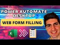 Power Automate Deskop - How To Fill Data From Excel To Web Form (Full Tutorial)