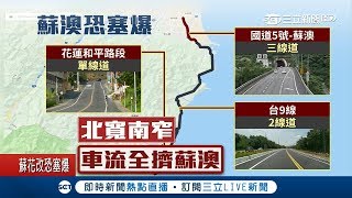 蘇花改未接國道5號 無法負荷車流恐塞爆市區│記者 賴建志 黃國瑞│【LIVE大現場】20180122│三立新聞台