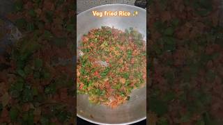 Veg fried Rice ✨️ Simple Fried Rice #youtubeshorts #cooking #lovefriedrice