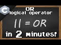 C OR logical operator ||