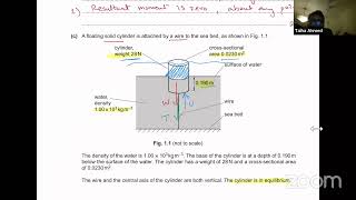 AS level Physics 9702 May/June 2021 Paper 22 Past Paper Solution