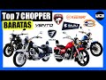 TOP 7 Motos CHOPPER BARATAS en México 🇲🇽 | BAJA CILINDRADA | 2024