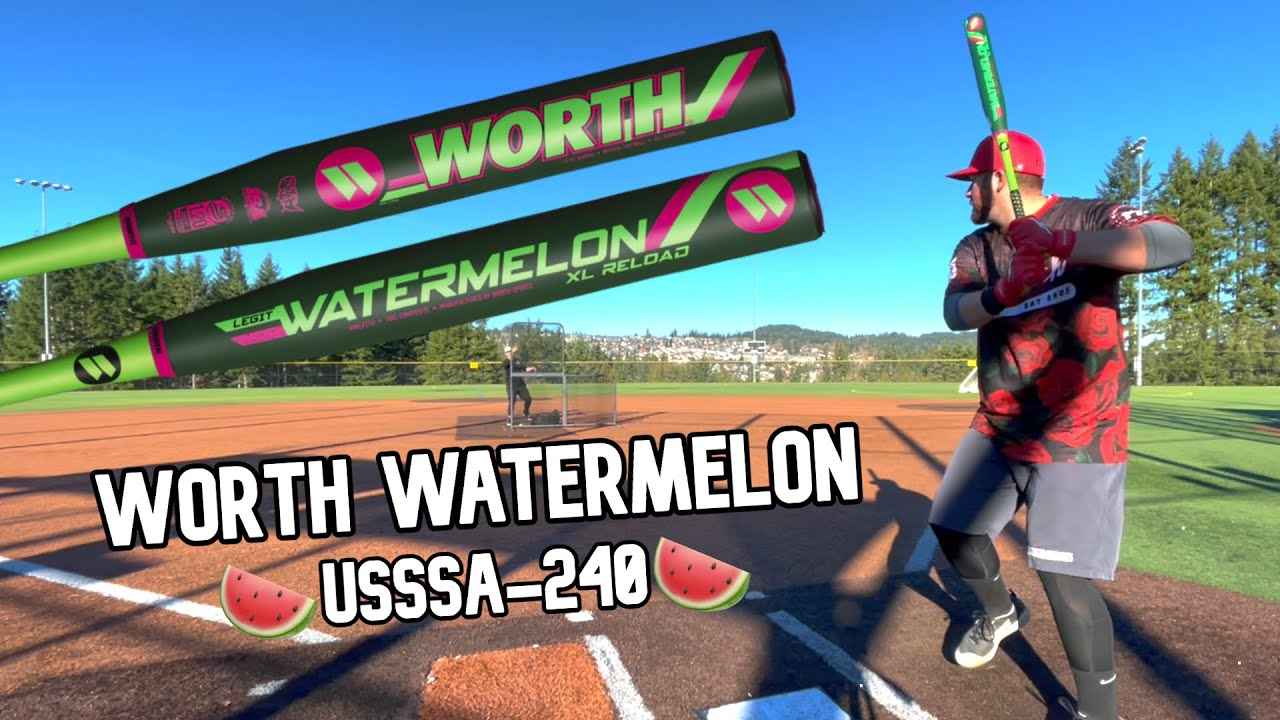 Hitting with the Worth Legit Watermelon | USSSA-240 Slowpitch Softball Bat Review