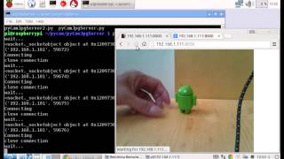 Python socket server to send camera image to client (II)