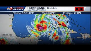 Hurricane Helene sees drop in pressure | Storm surge of 15-20 feet possible when it makes landfall