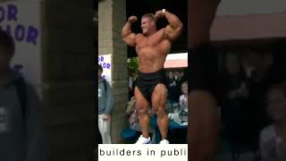 When a massive bodybuilder in public reaction