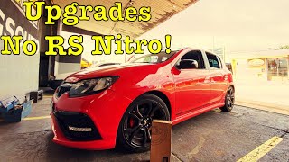 SANDERO RS NITRO RECEBENDO MAIS UPGRADES! ( Tá ficando bom🚀 )