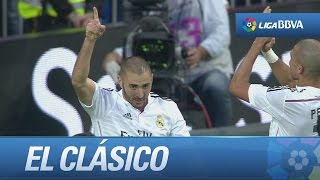 Gol de Benzema (3-1) en el Real Madrid - FC Barcelona - HD