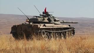 Japan in Washington: Type 74 battle tank, Yakima Training Center, September 2015.