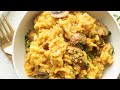 Mushroom and Leek Risotto (Vegan + GF) | Minimalist Baker Recipes