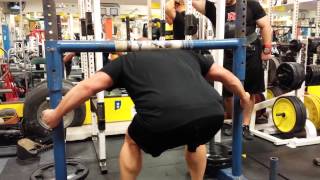 520lb yoke squat for reps, first time...