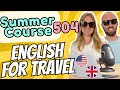 Class 504 - Example Sentences - Talking About Your Trip - Sentences & Tips English Speaking Practice