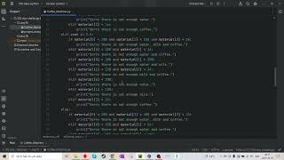 Day 15: Coffee Machine --- 100 Days of code: The Complete Python Pro Bootcamp